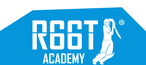 R66T Academy logo of cricketer and bat